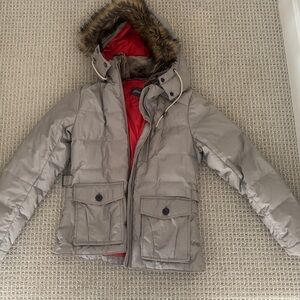 Women’s Eddie Bauer Jacket with Faux Fur Hood.